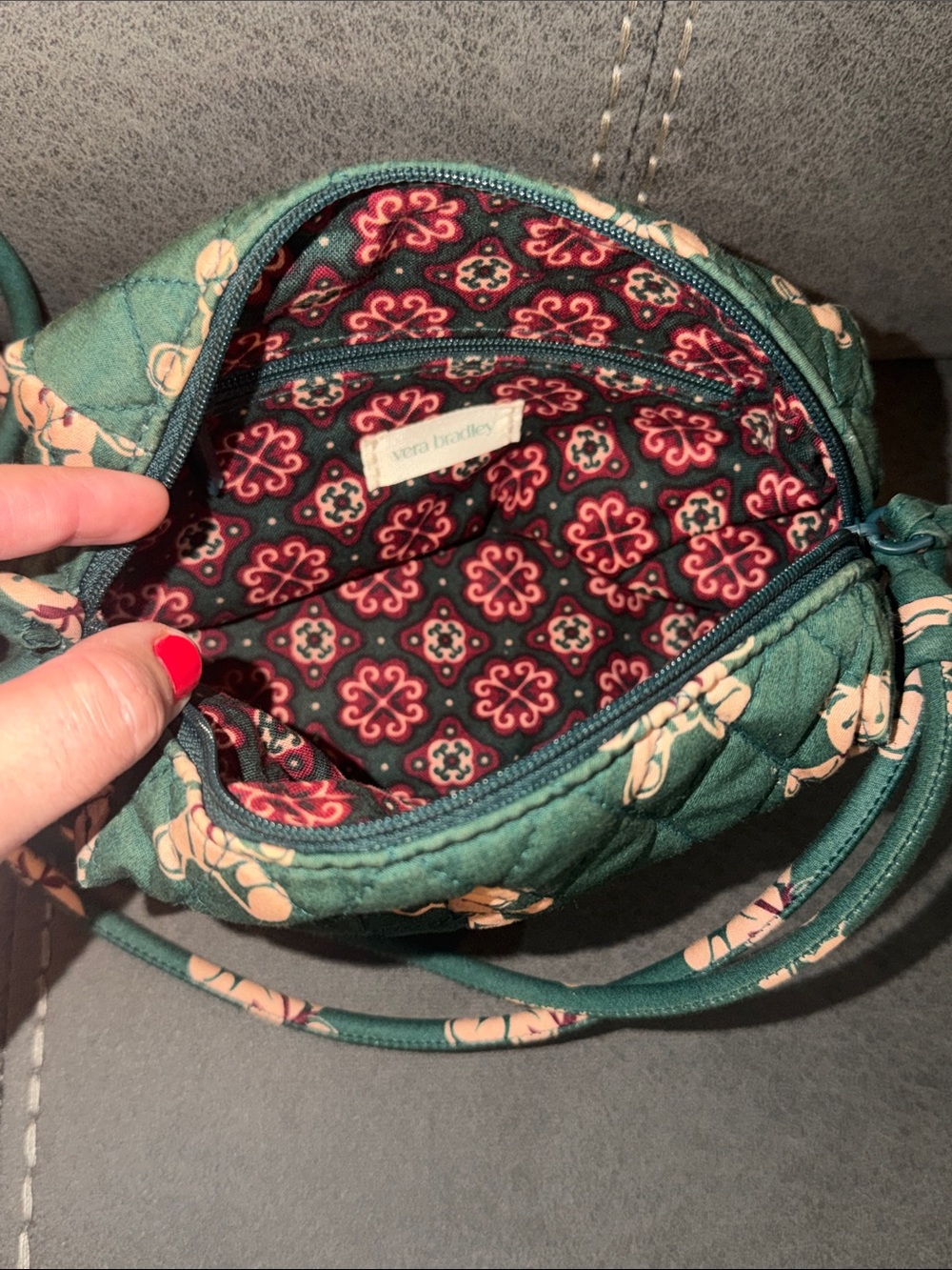 Vera Bradley Premium Cotton 🧸Crossbody - Picture 3 of 4